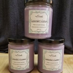 🌈 LAVENDER & LEMON SOY CANDLE